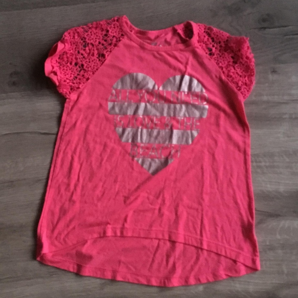 Hot pink t-shirt